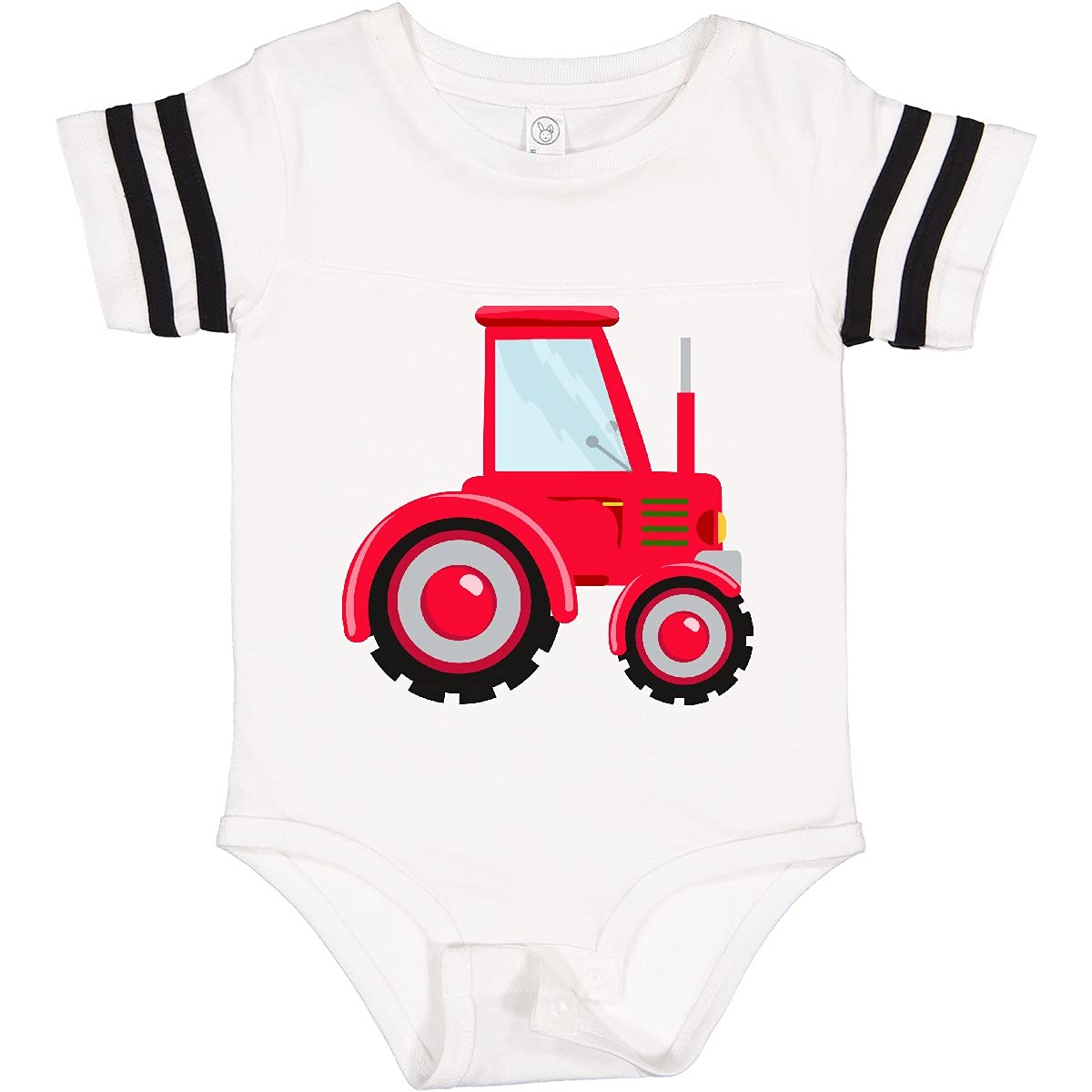 Inktastic Farming Red Tractor Baby Bodysuit - Cute Farm-Themed Cotton Onesie for Newborns & Infants - Perfect for Farm Visits, Photo Shoots & Playtime