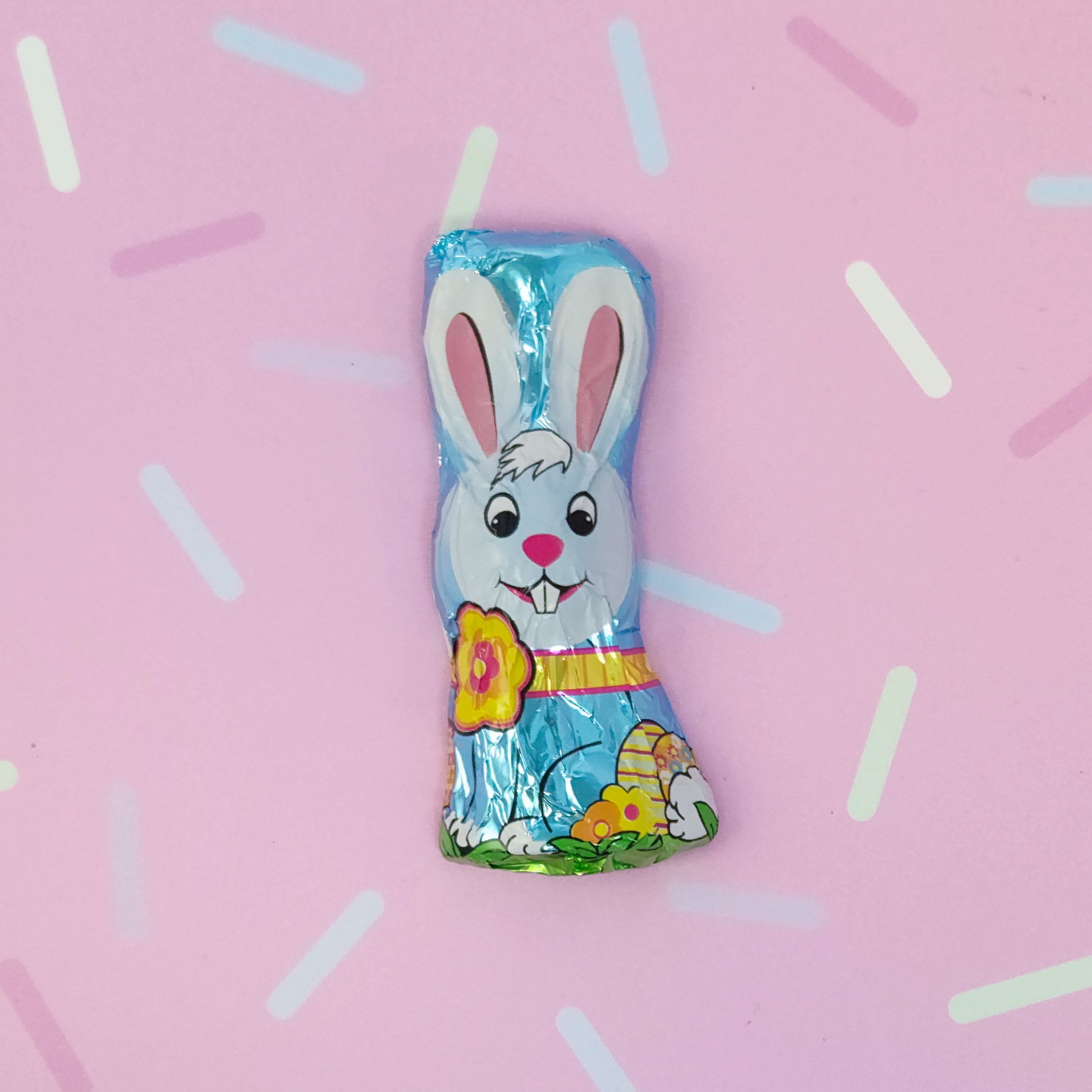 Happy Bunny Foil Balloon - Elegant Party Decorations for Birthdays, Baby Showers & Easter Celebrations