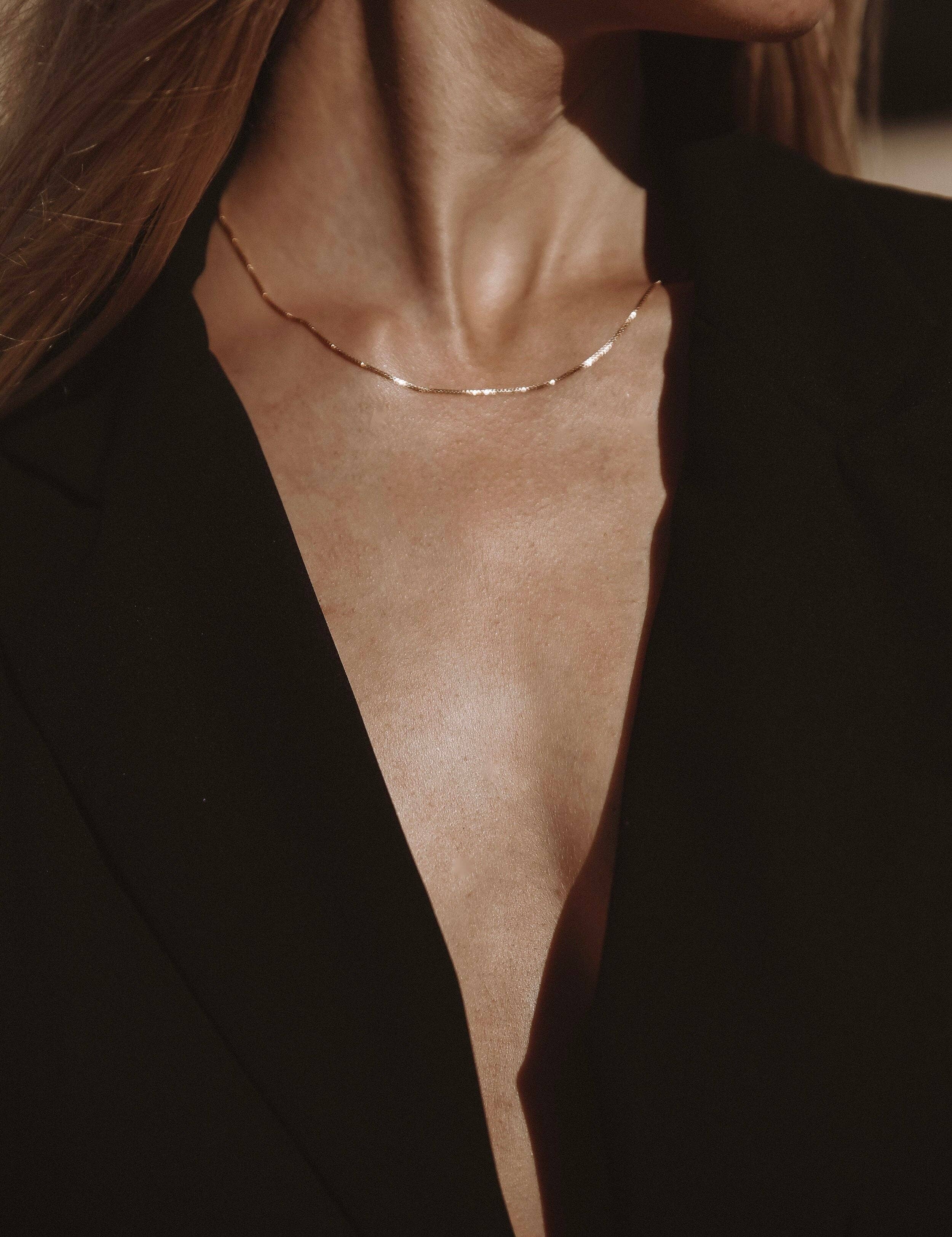 Gia Chain | 20 Sterling Silver Necklace for Women - Elegant Jewelry Gift for Birthday, Anniversary & Special Occasions