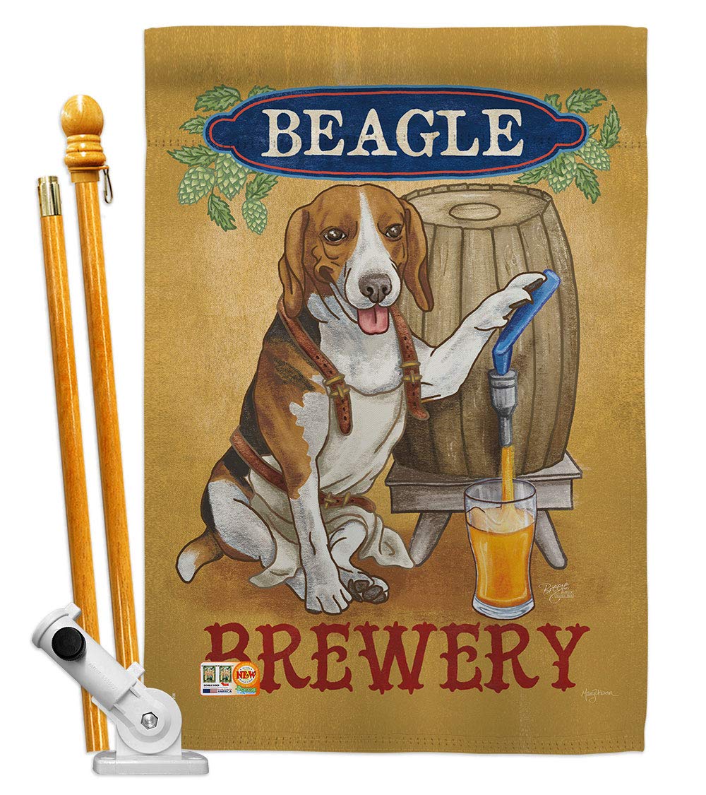 Beagle Brewery Pet House Flag Set 28
