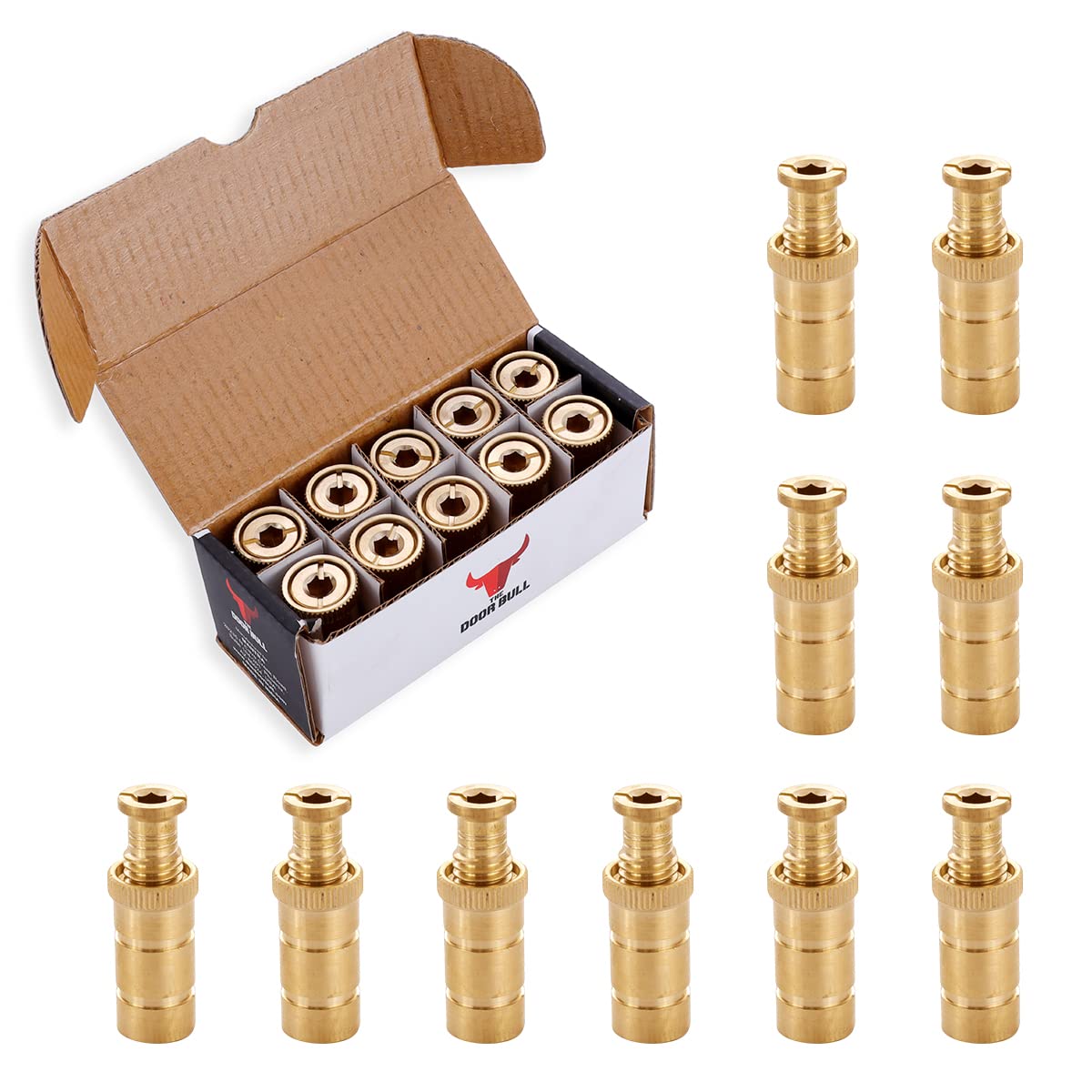 Brass Pool Cover Anchors for Concrete & Pavers Deck - Universal 3/4