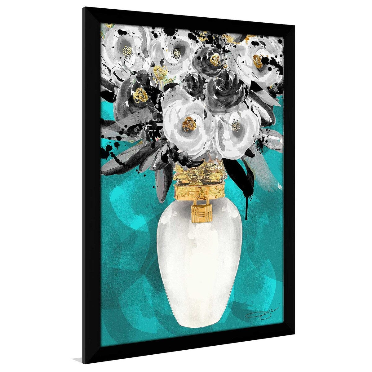Jodi Print Always Fresh Blue Acrylic Wall Art - Perfect for Home Decor, Office & Gift Giving