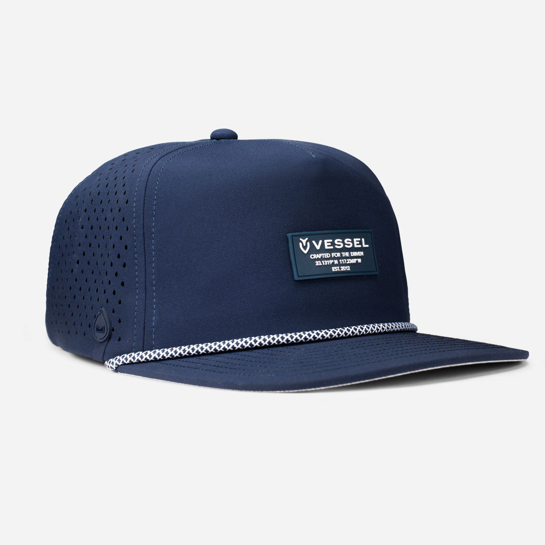 Vessel x Melin Coronado Hydro Hat - Waterproof & Breathable Performance Hat for Outdoor Activities, Golf, Hiking, and Running