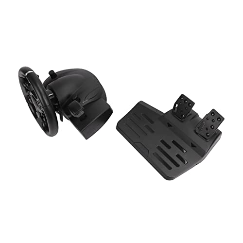 USB Vibrating Racing Wheel - 7-in-1 Plug & Play Game Controller for Nintendo Switch | Perfect for Racing Games, Simulation Driving & Gaming Accessories