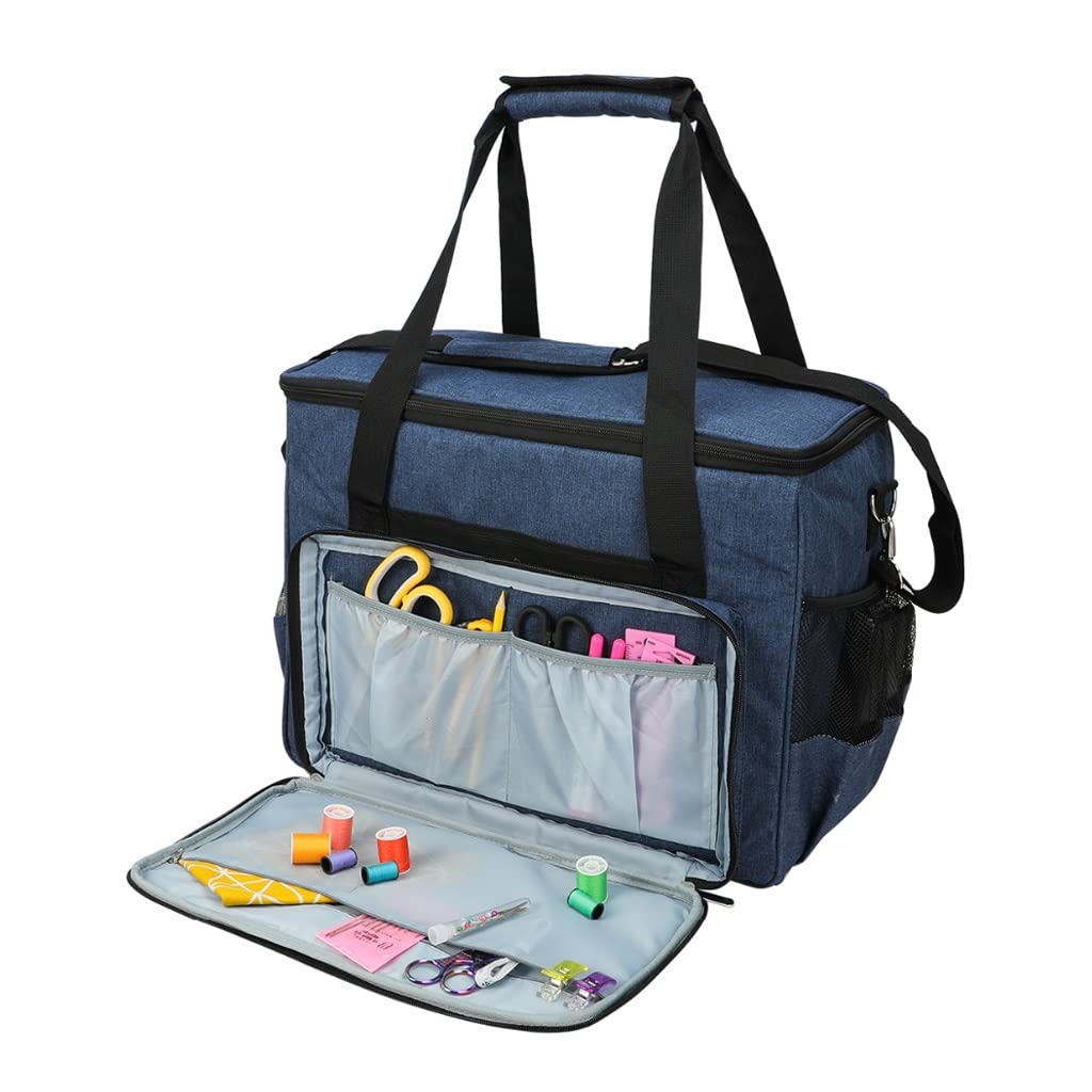 Large Capacity Sewing Machine Storage Bag - Multi-Functional Portable Tote Organizer for Travel, Home & Craft Room | Perfect for Sewing Supplies, Fabric & Notions Storage