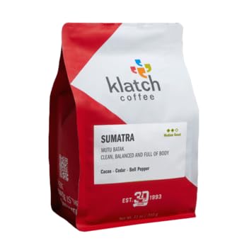 Premium Sumatra Mutu Batak Medium Roast Whole Bean Coffee - 5lb Bag | Single Origin Arabica Beans for Drip, French Press & Espresso | Fresh Roasted Specialty Coffee for Home & Office Brewing