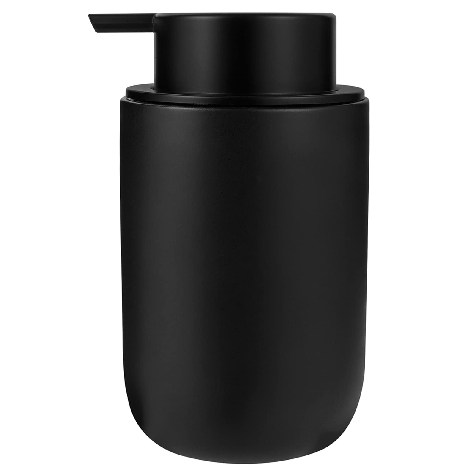 Premium Ceramic Foaming Soap Dispenser - Thick Foam Hand Wash Pump for Bathroom & Kitchen Sink | Black Liquid Soap Bottle for Hand Soap, Body Wash | Perfect for Home, Office & Guest Bathroom Decor