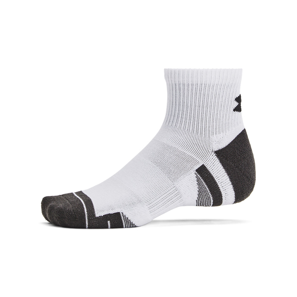 Under Armour Performance Tech Quarter Socks 6-Pack for Men & Women - Moisture-Wicking Athletic Socks for Running, Gym & Sports