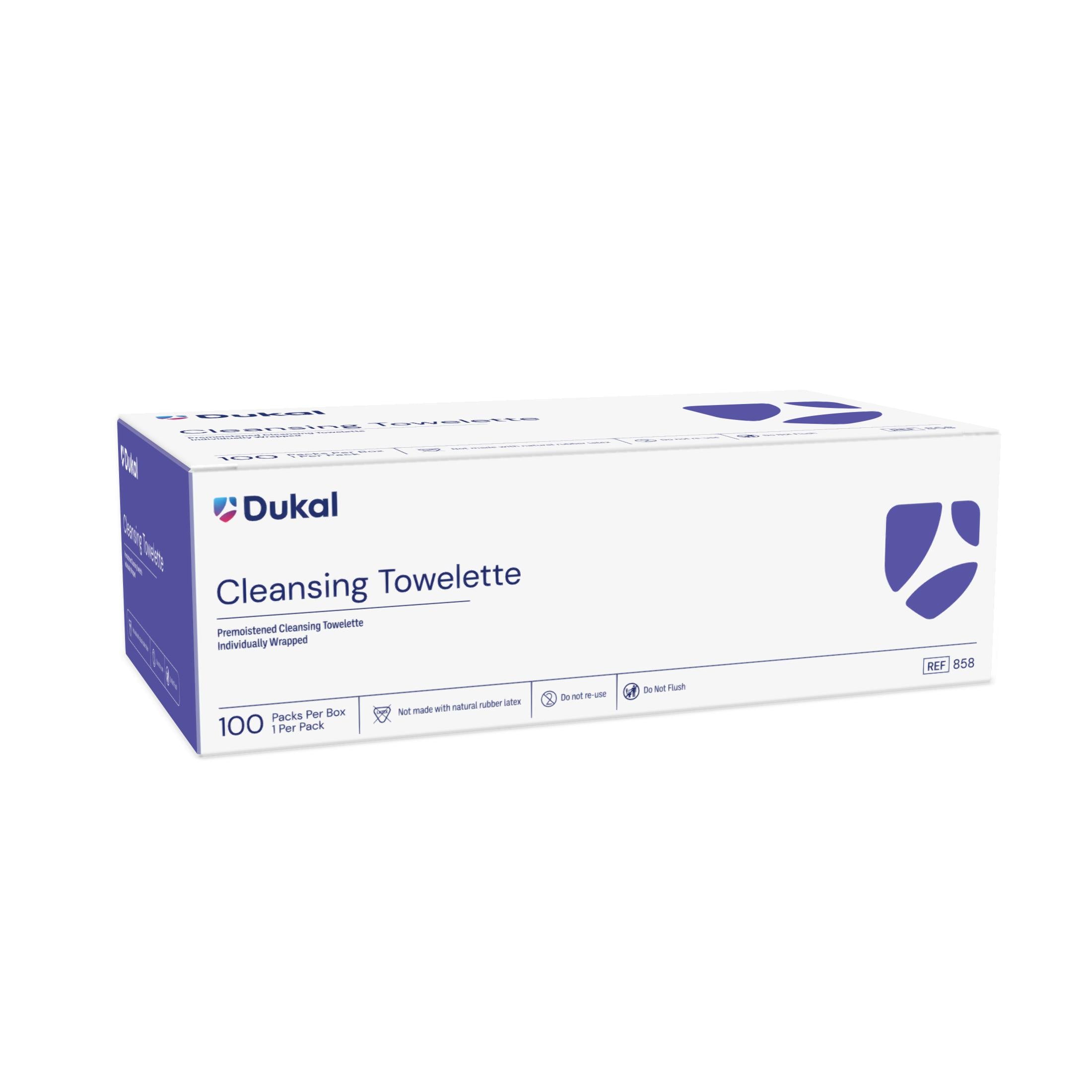 Soft & Gentle Cleansing Towelettes 5x8 Inches, 100 Count Pack - Perfect for Travel, Gym, Makeup Removal & On-the-Go Skincare
