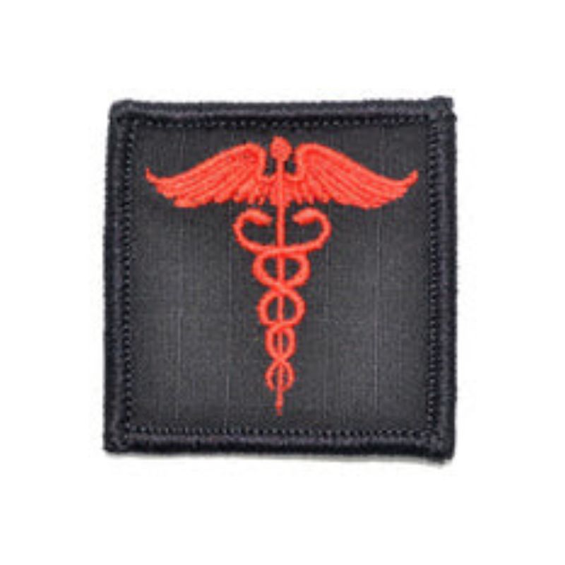 Caduceus Staff of Life Patch - Medical Symbol Embroidered Iron-On Patch for Jackets, Bags & DIY Crafts - Perfect for Nurses, Doctors & Healthcare Professionals