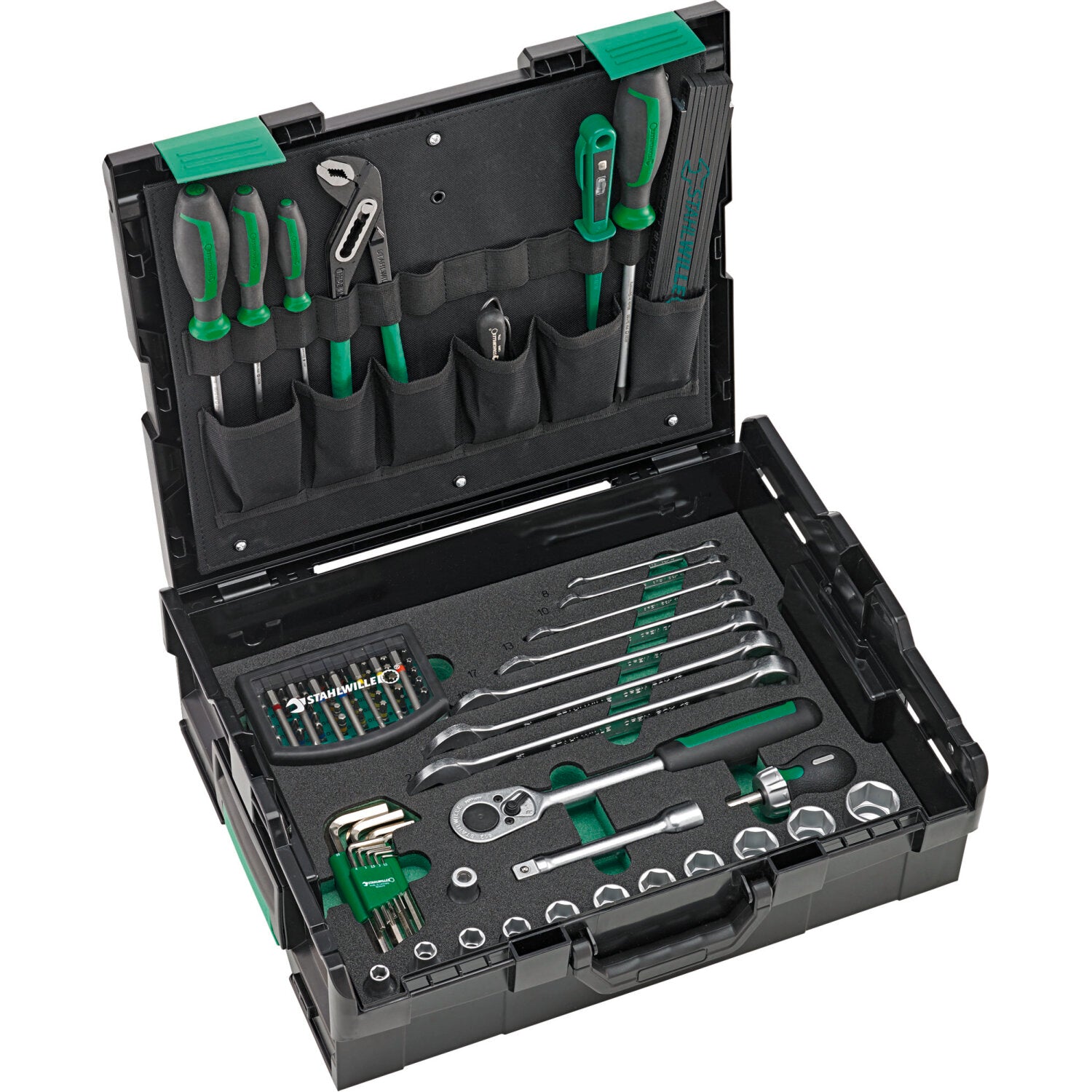 Stahlwille 97830700 Professional Tool Assortment Set in L-Boxx Case - Perfect for Mechanics, DIY Projects & Workshop Organization