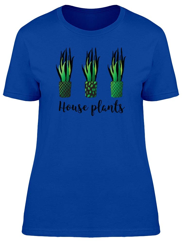 Three Green Home Plants T-Shirt for Women - Comfortable & Stylish Casual Wear for Home, Office & Outings