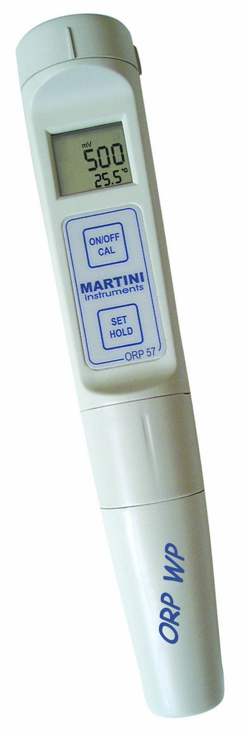 Milwaukee ORP57 LED Waterproof Dual Level ORP/Temperature Tester with Replaceable Electrode, ±1000mV Range, 1mV Resolution, ±2mV Accuracy – Ideal for Pool, Spa, and Water Quality Testing