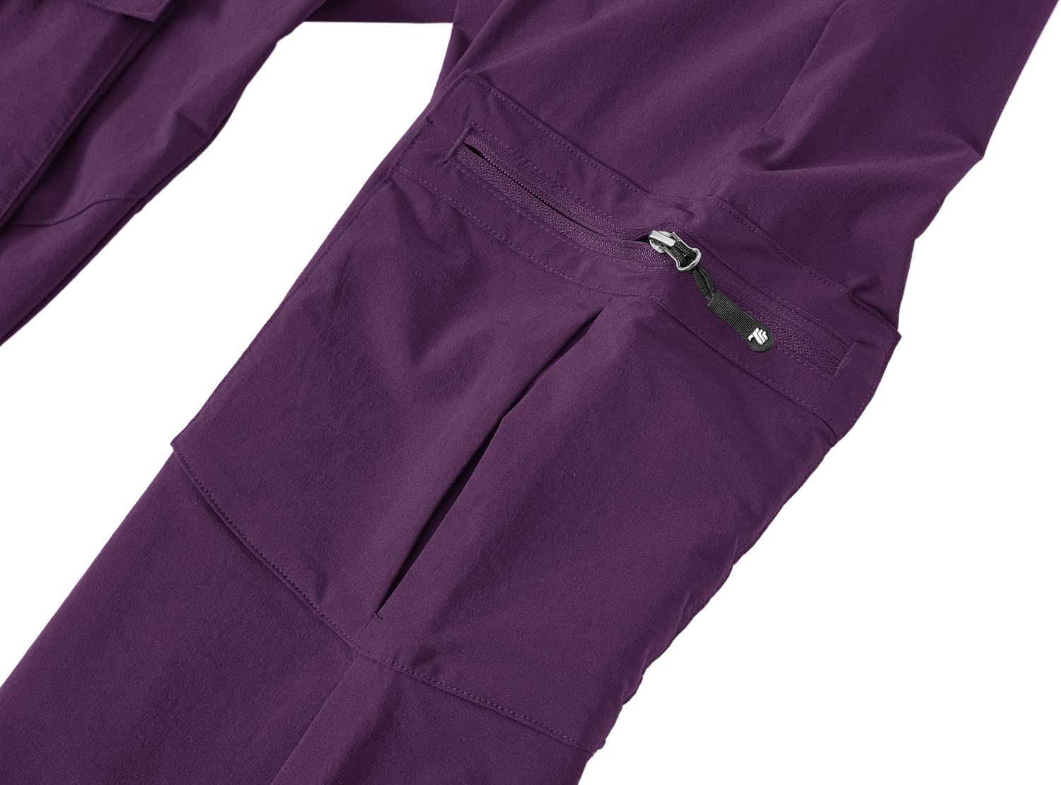 YSENTO Women's Hiking Pants - Lightweight Stretch Quick-Dry UPF 50+ Outdoor Pants with 6 Pockets for Camping, Travel & Work | Comfortable Cargo Pants for Hiking, Backpacking & Outdoor Adventures
