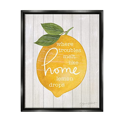 Black Floater Framed