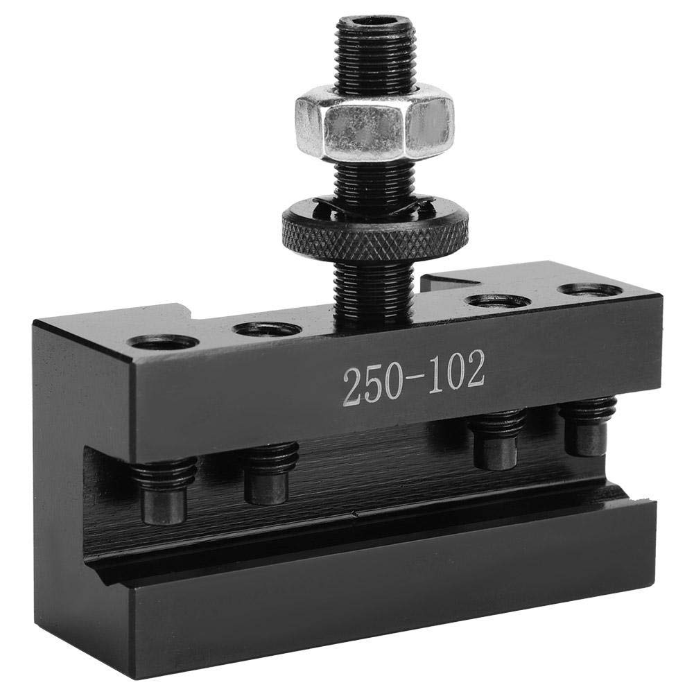 ZXY-NAN Quick Change Lathe Tool Holder 250-102 - CNC Turning & Facing Tool Post for Metalworking, Compatible with Most Lathes - Perfect for DIY Projects and Professional Machining Workshops