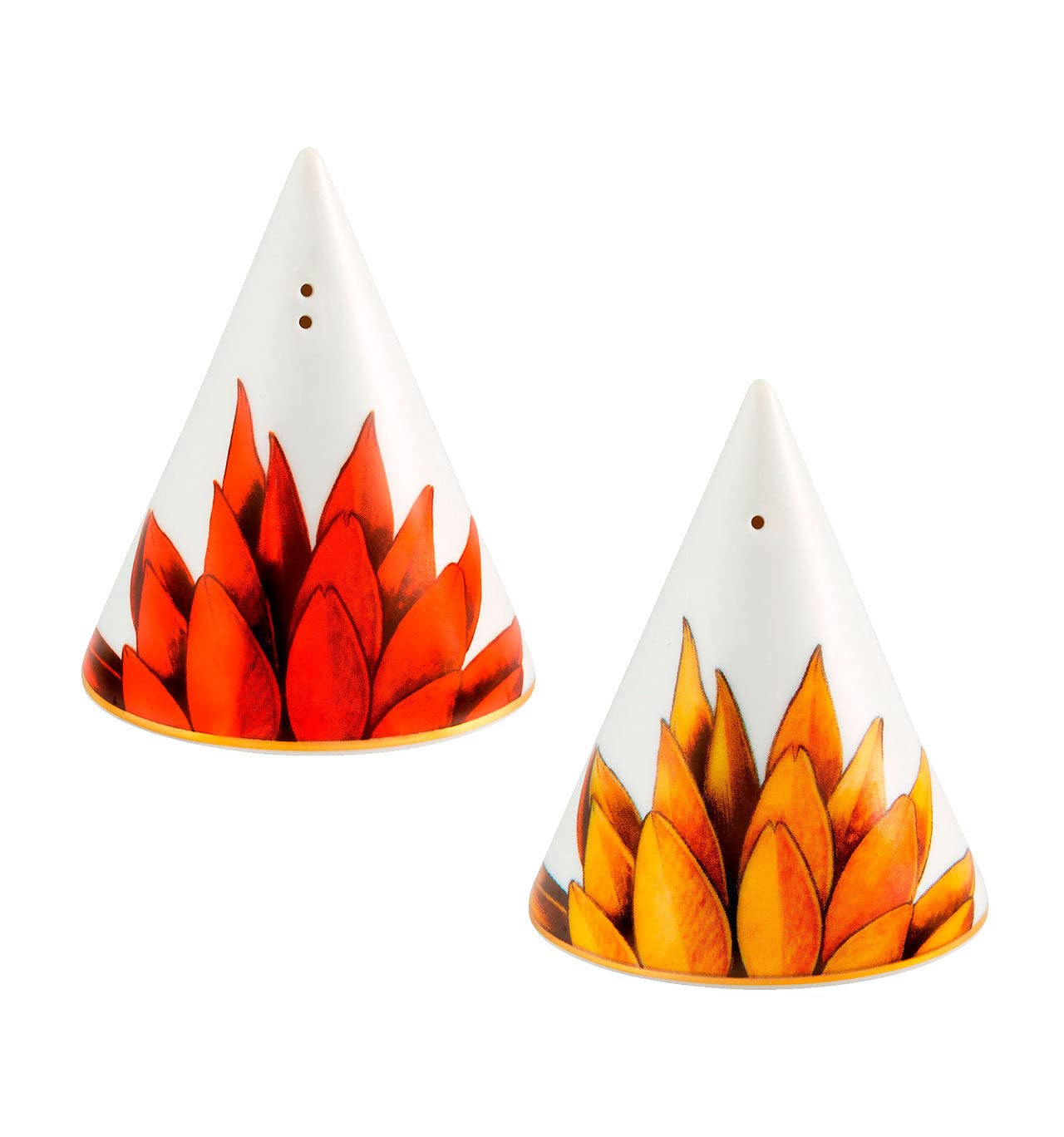 Vista Alegre Amazonia Porcelain Salt and Pepper Shaker Set - Elegant Dining Tableware for Home & Restaurant Use