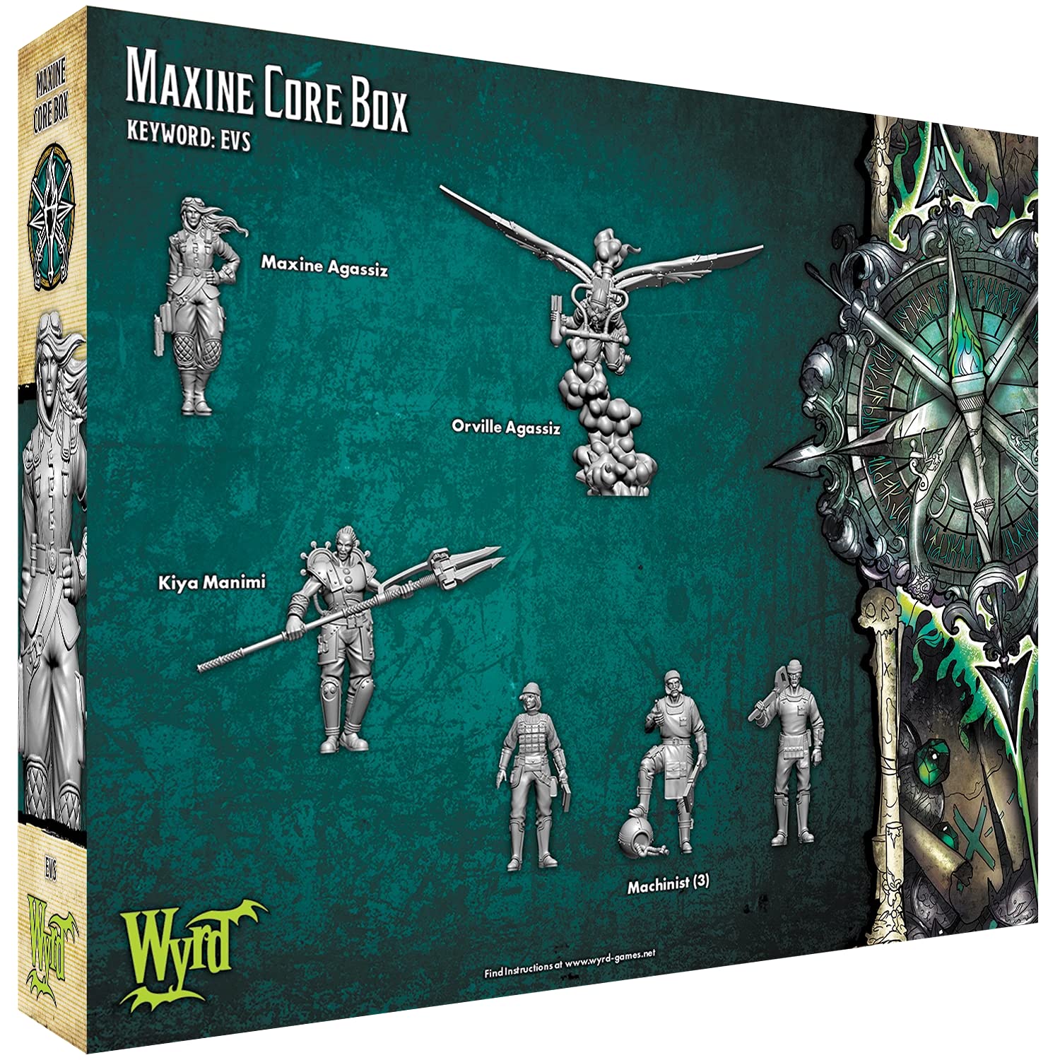 Malifaux Third Edition Maxine Core Box - Miniature Tabletop Game Set for Wargaming & Collectors - Perfect for Strategy Battles & Role-Playing Scenarios