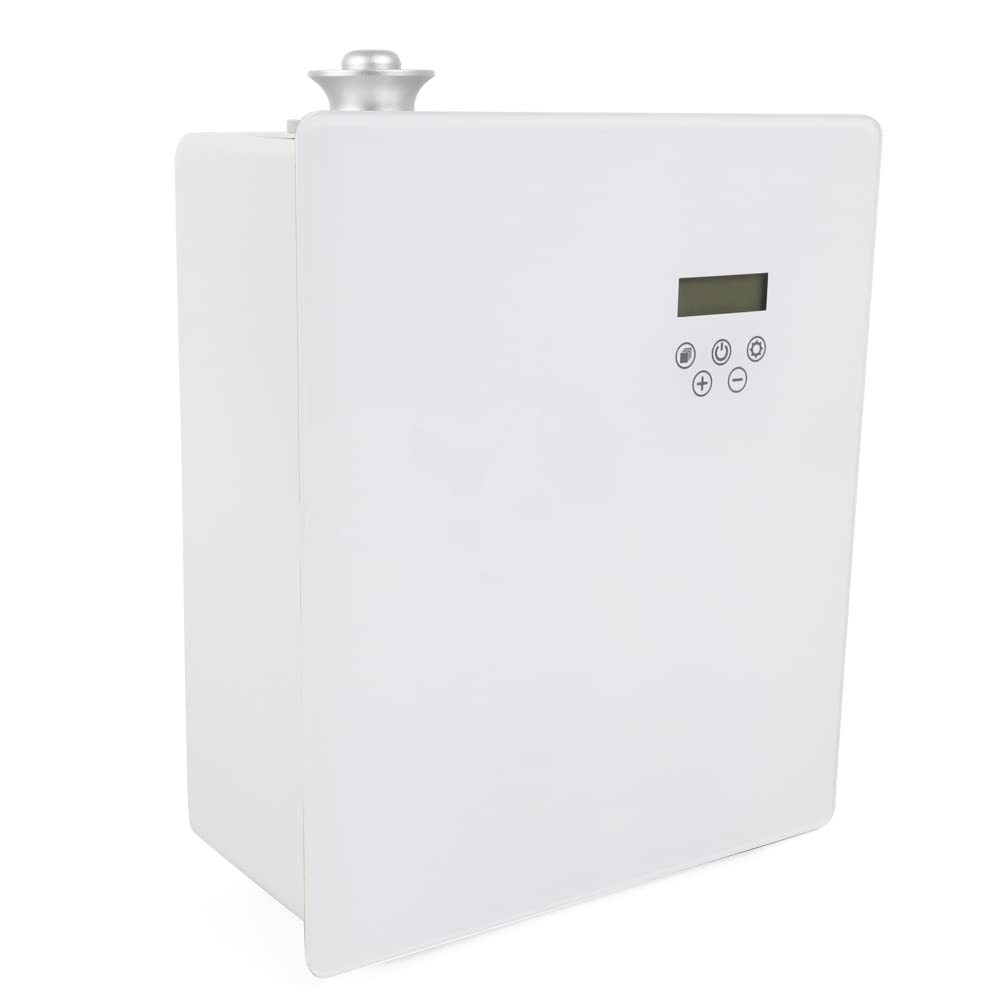 DNYSYSJ 500ml Metal Essential Oil Diffuser - 12V Aromatherapy Scent Machine for Home, Office, Bedroom & Bookstore | White Fragrance Diffuser for Relaxation, Stress Relief & Air Freshening