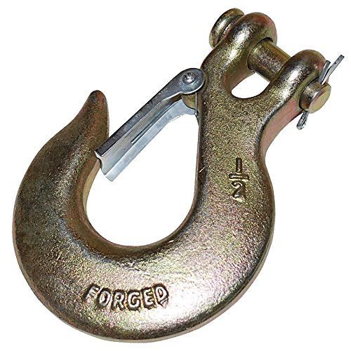 24-Piece Clevis Hook Safety Latch Replacement Kit - Durable Heavy Duty Hardware for Towing, Trailers, and Agricultural Equipment