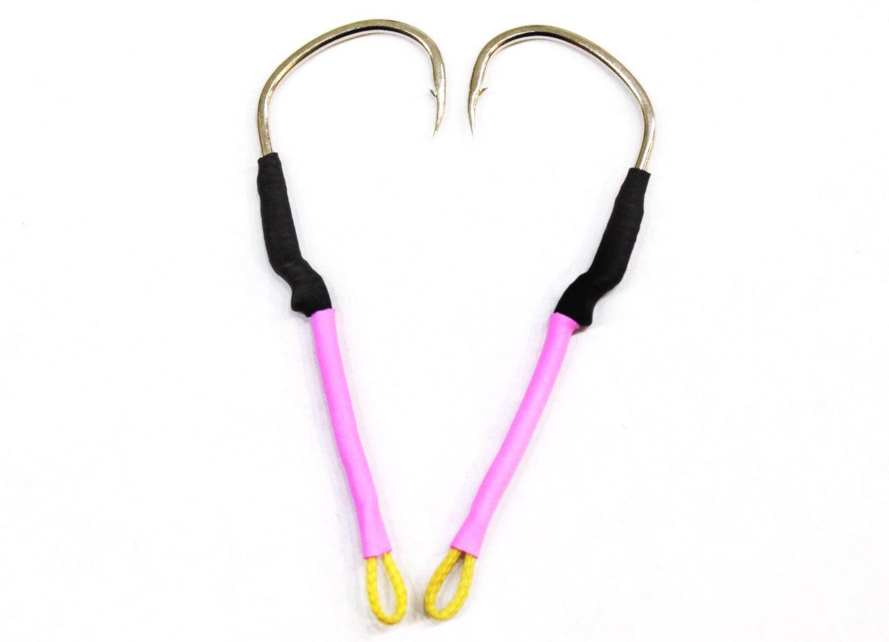 Jigging World Tubed Trailer Hooks - Premium Fishing Hooks for Bass, Walleye & Saltwater - Ideal for Soft Plastic Baits & Jigging Techniques