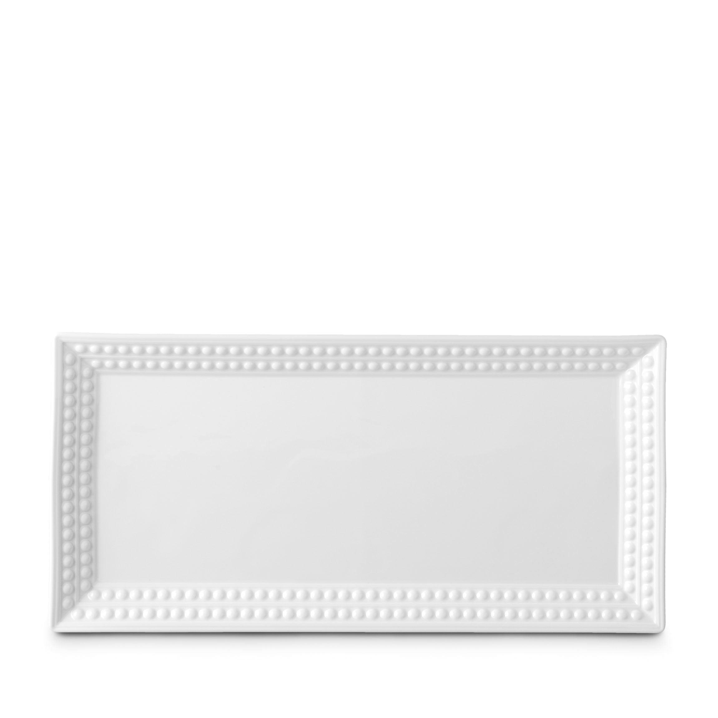 Perlée Rectangular Platter - Elegant Serving Tray for Dining, Entertaining & Home Decor | Perfect for Parties, Weddings & Holiday Gatherings