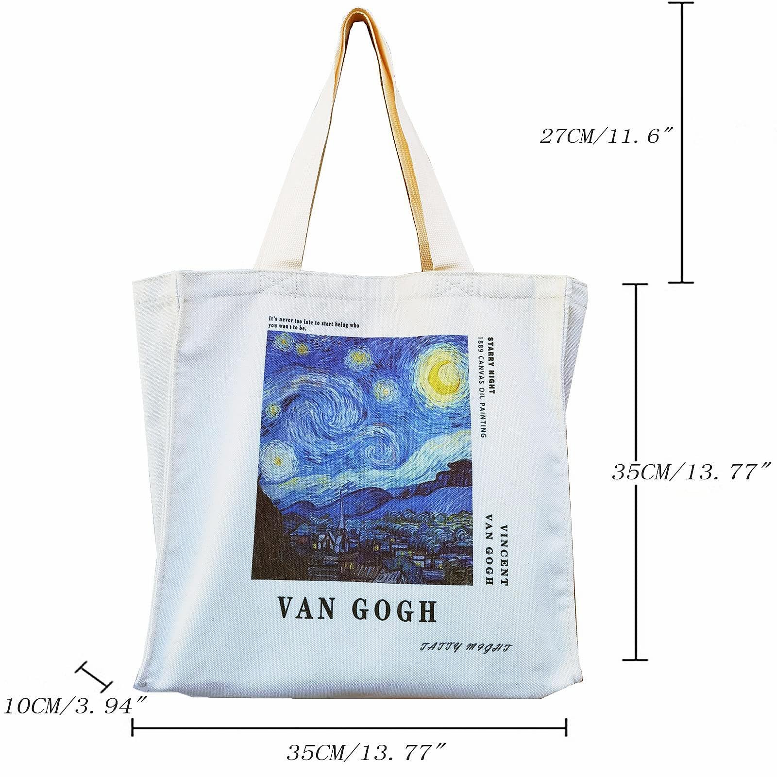 Stylish BROADREAM Canvas Tote Bag with Zipper Closure & Interior Pockets - Fashionable Shoulder Bag for Women, Perfect for Shopping, Beach, Work & Travel