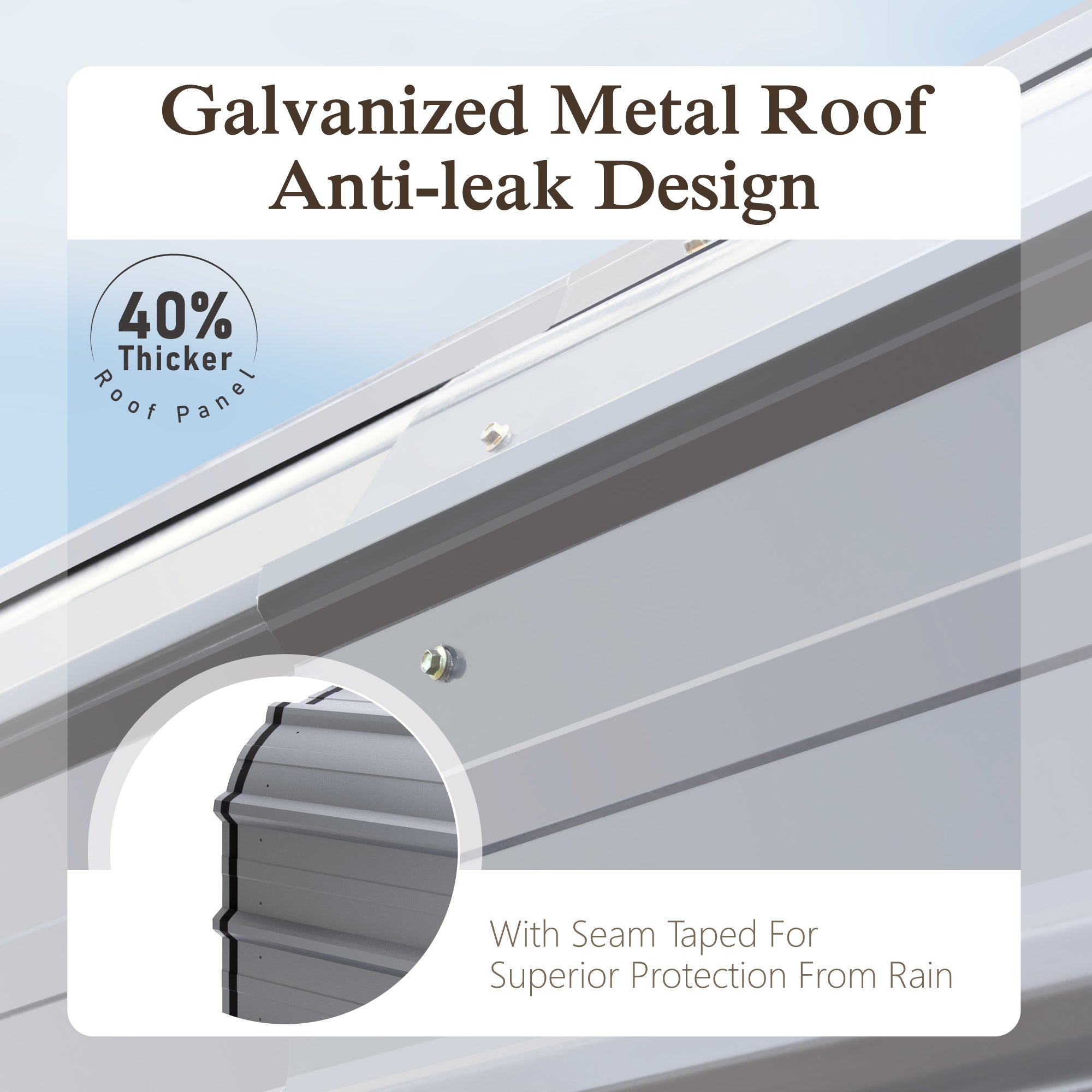 PHI VILLA Heavy Duty Carport with Galvanized Steel Roof - Multi-Purpose Outdoor Shelter for Cars, Boats, RVs & Equipment Storage | Weather-Resistant Steel Frame Canopy for Home, Farm & Commercial Use