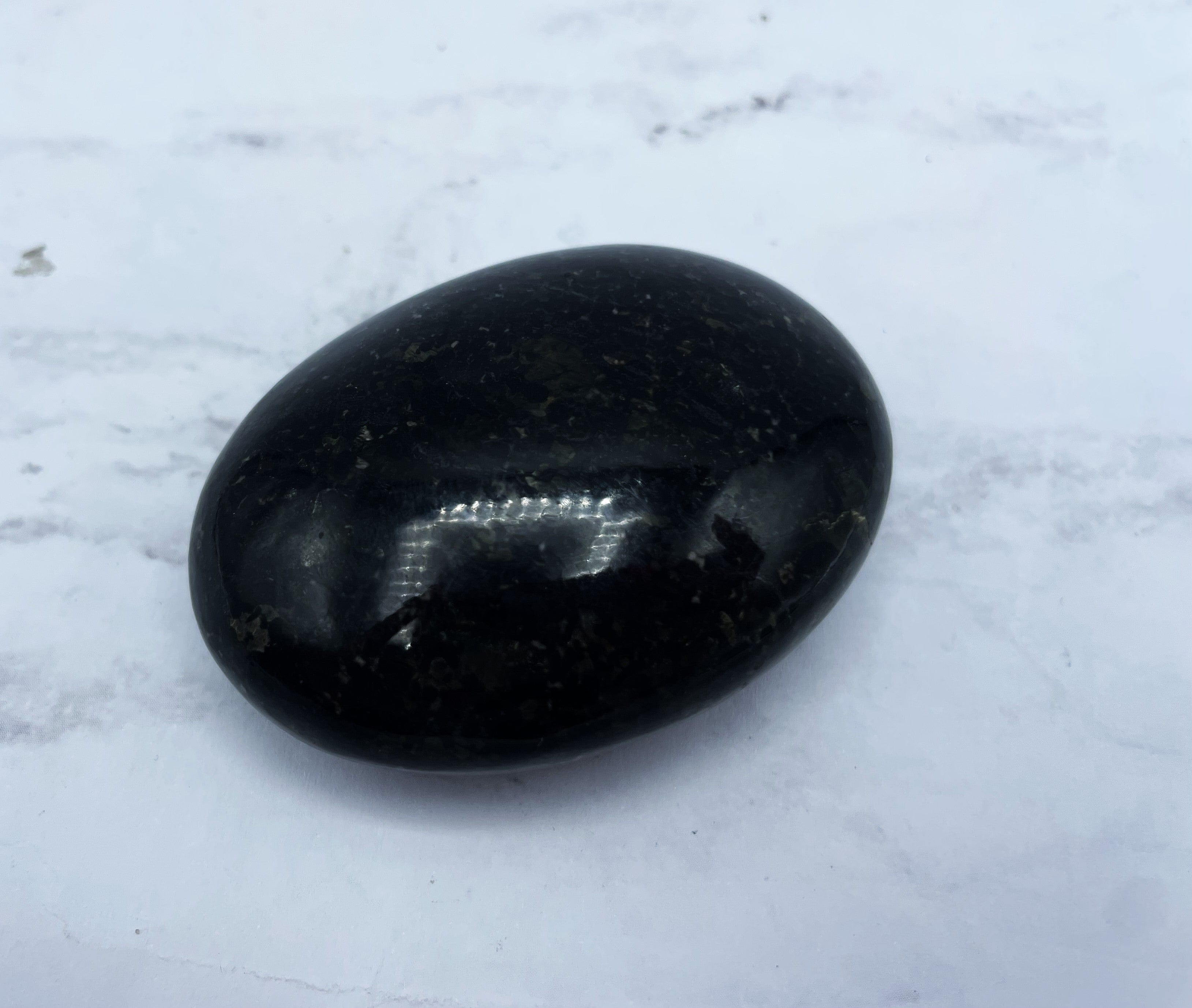 Coppernite Healing Palm Stone - Natural Gemstone for Stress Relief, Meditation & Energy Balancing | Perfect for Yoga, Reiki & Spiritual Practices