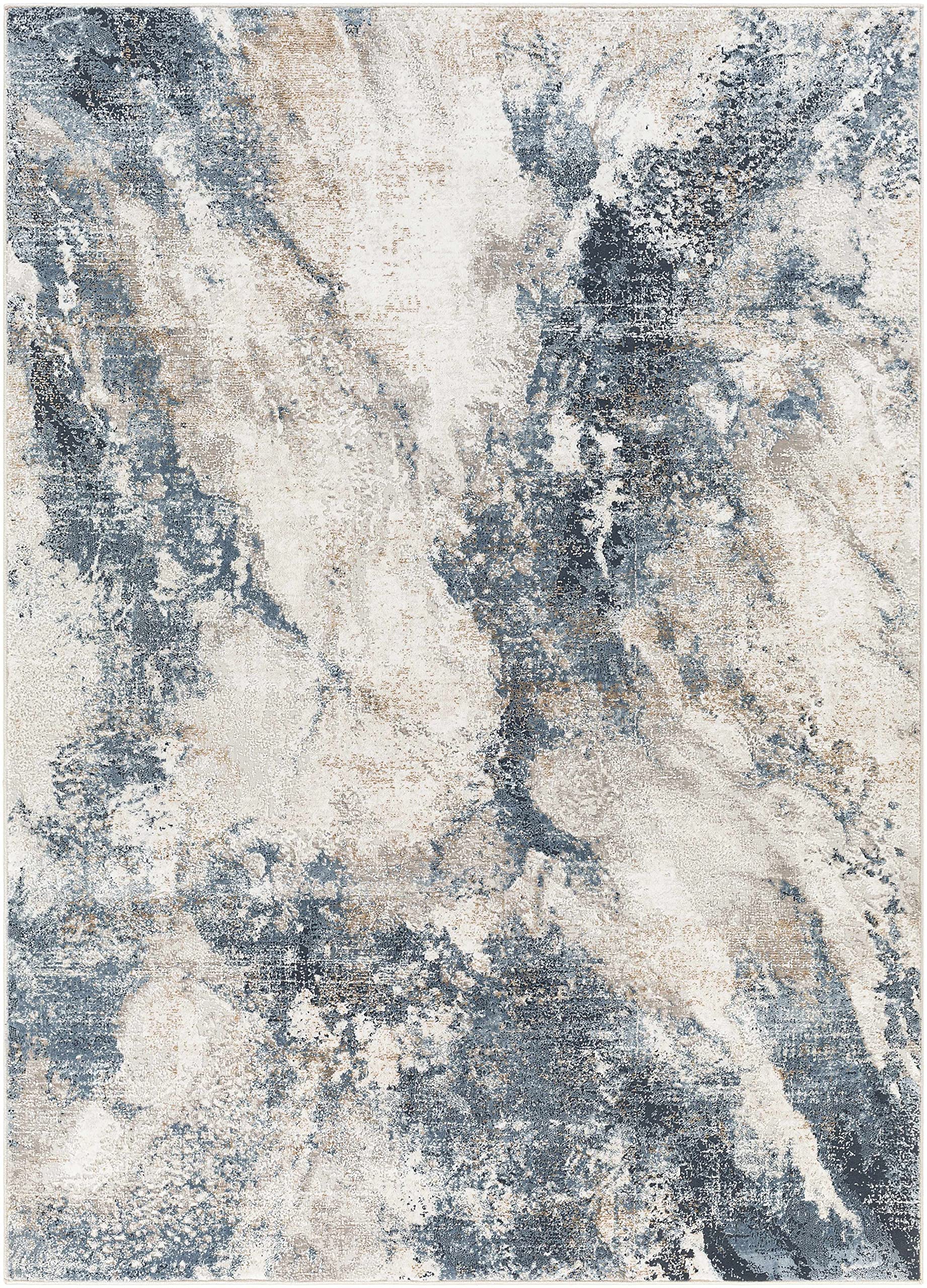 Hauteloom Napierville Modern Gray Area Rug 7'10