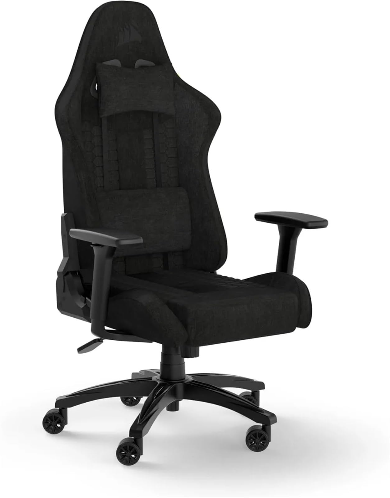 **Corsair TC100 Ergonomic Gaming Chair - Adjustable Height, Lumbar Support, Black - Perfect for PC Gaming, Office Work & Home Comfort**