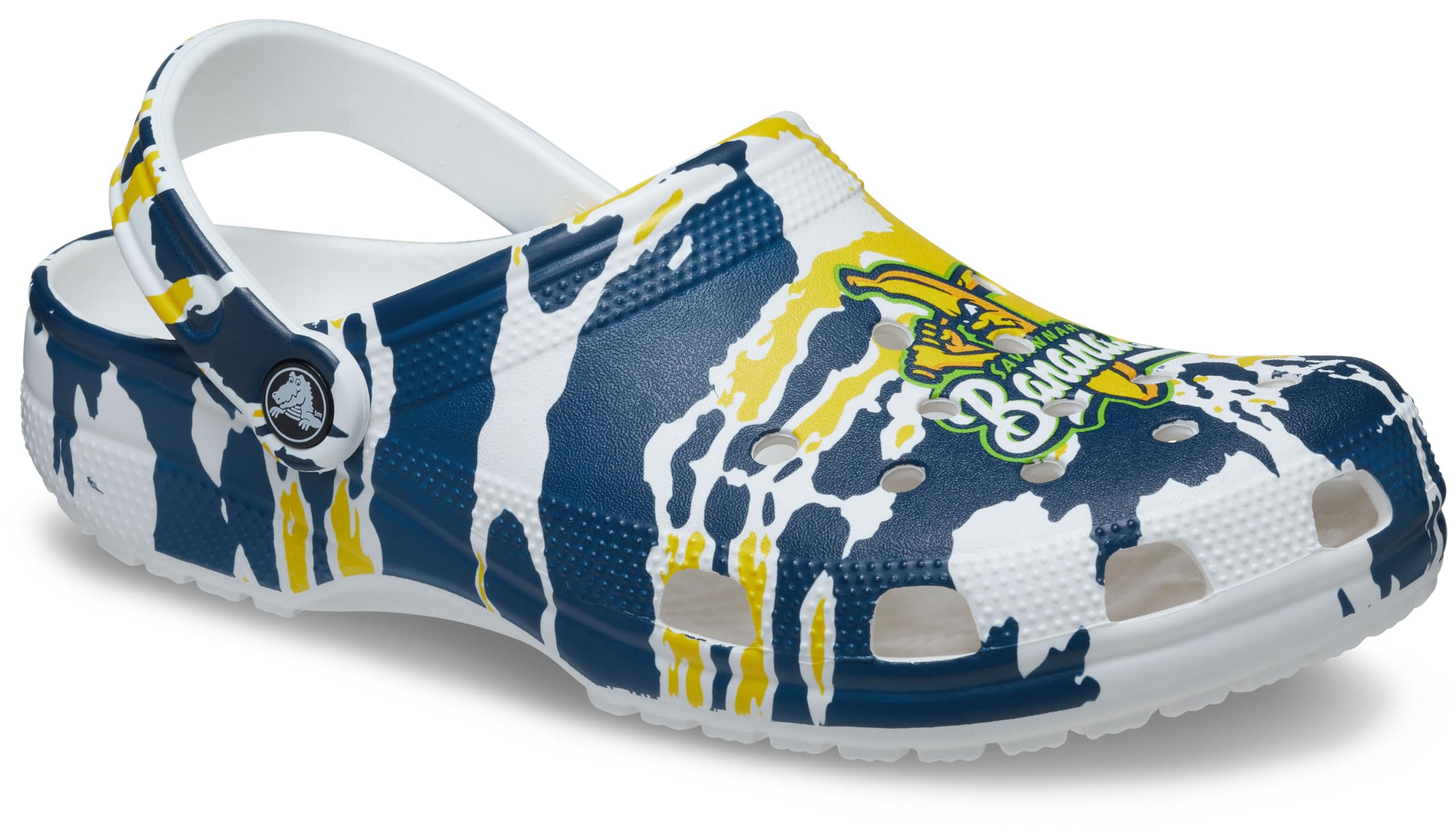 Crocs Unisex-Adult The Party Animals & Savannah Bananas Classic Clogs - Comfortable Slip-On Shoes for Casual Wear, Beach, Pool & Outdoor Activities