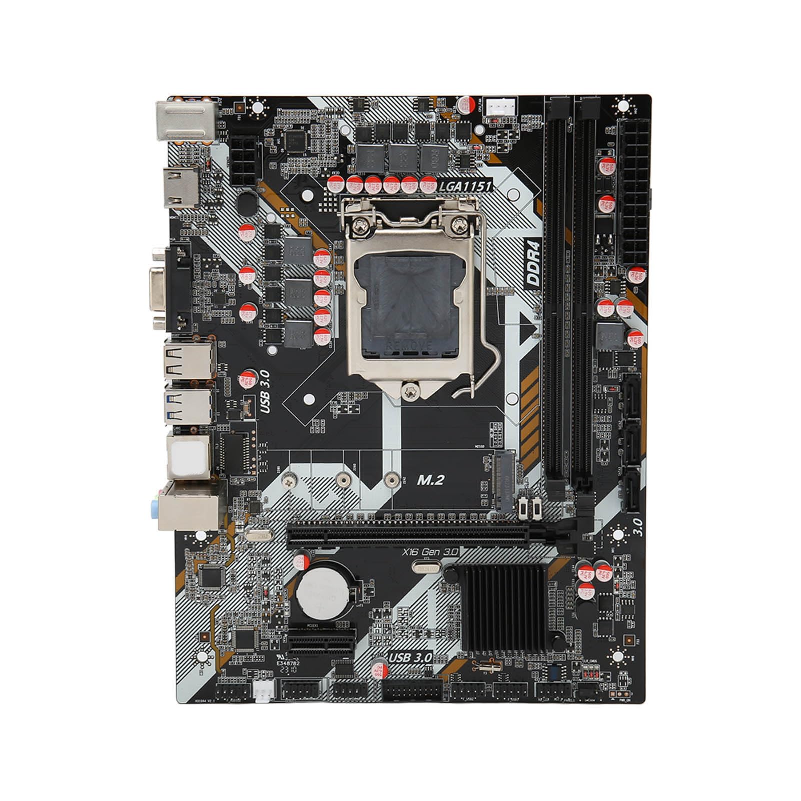 High Performance Computer Motherboard - Dual Channel DDR4 DIMM, NVME M.2 SSD Interface, PCI E 16X Gen 3.0 Slot, VGA/HDMI Video Output, Gigabit Ethernet, LGA 1151 CPU Support - Perfect for Gaming PC Builds, Workstations & Home Office Setups