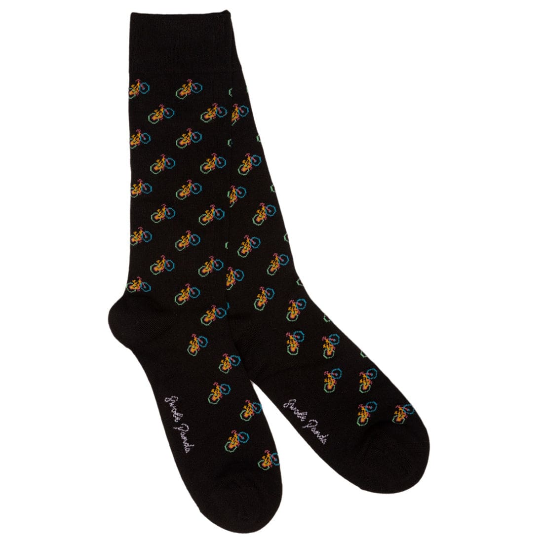 Premium Black Bamboo Bicycle Socks for Men & Women - Breathable Cycling Socks for Road Biking, Mountain Biking & Commuting