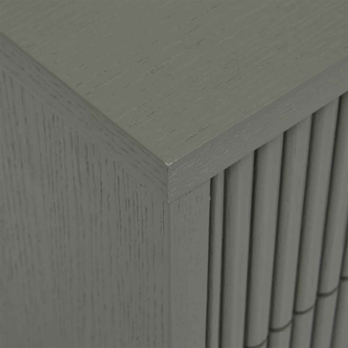 Benjamin Ripple Bedside Table - Modern Nightstand with Storage Shelf & USB Port - Perfect for Bedroom, Living Room, or Office Use