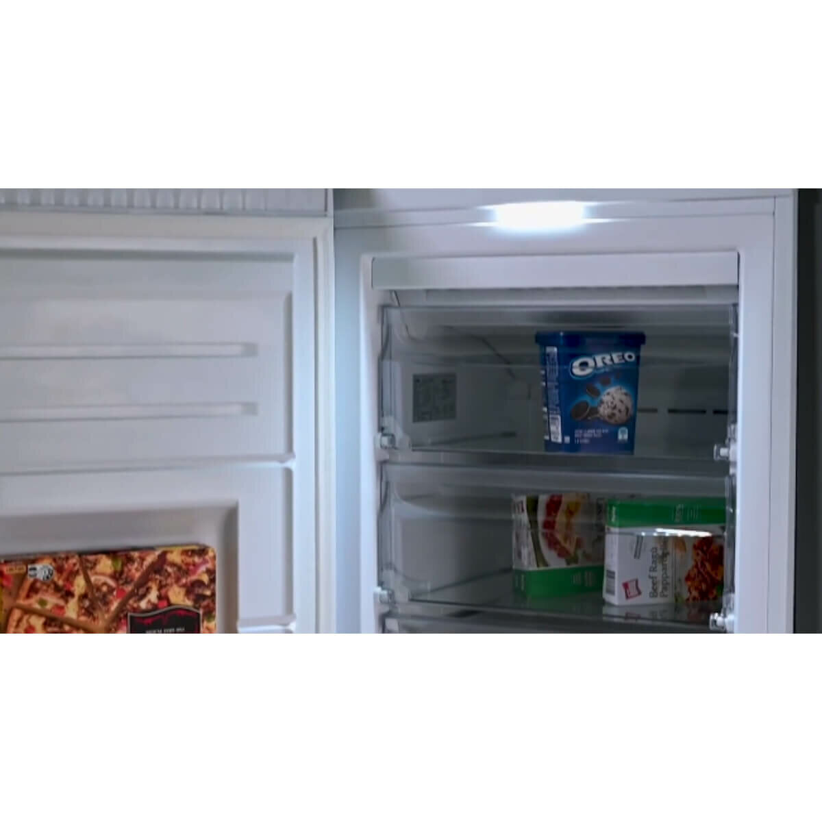 Haier 226L Vertical Frost Free Freezer - White Left Hinge Refrigerator HVF260WH3 LH for Home, Kitchen, Office, and Commercial Use