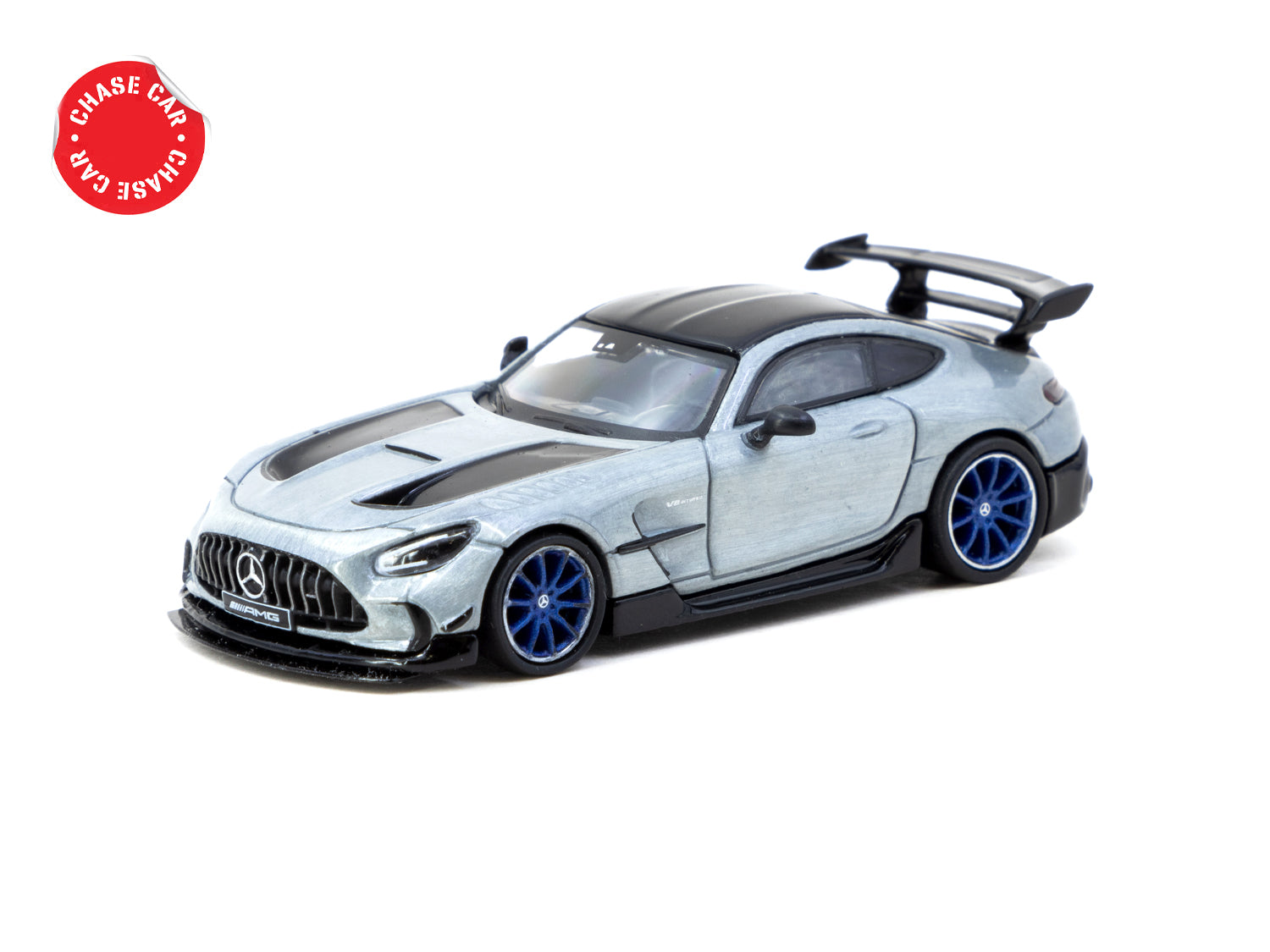 Tarmac Works 1/64 Mercedes Benz AMG GT Black Series Diecast Model Car - Matte Blue Limited Edition - Collectible Toy Car for Adults & Kids - Perfect for Display, Racing Games & Car Enthusiasts