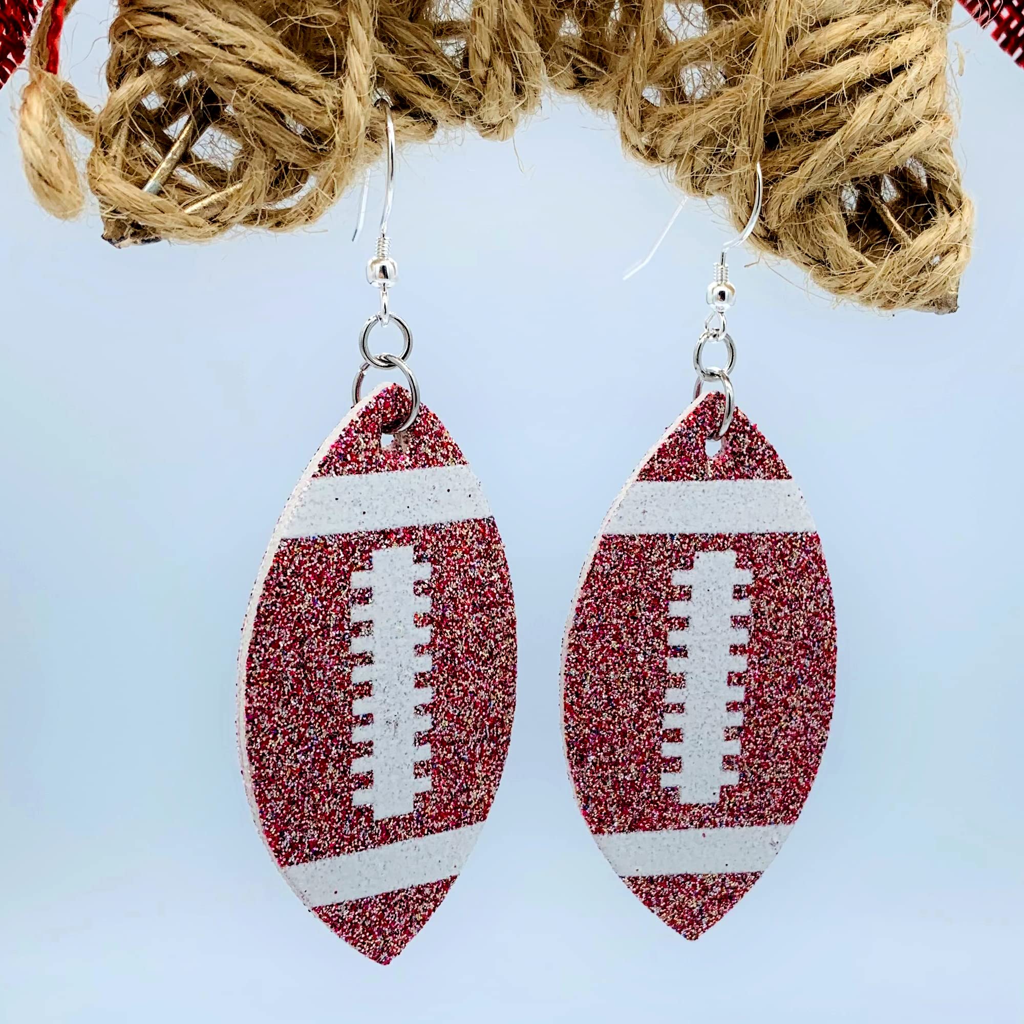 Football Earrings for Women - Stylish Soccer Jewelry Gifts - Perfect for Football Moms & Fans - Game Day Accessories & Everyday Wear