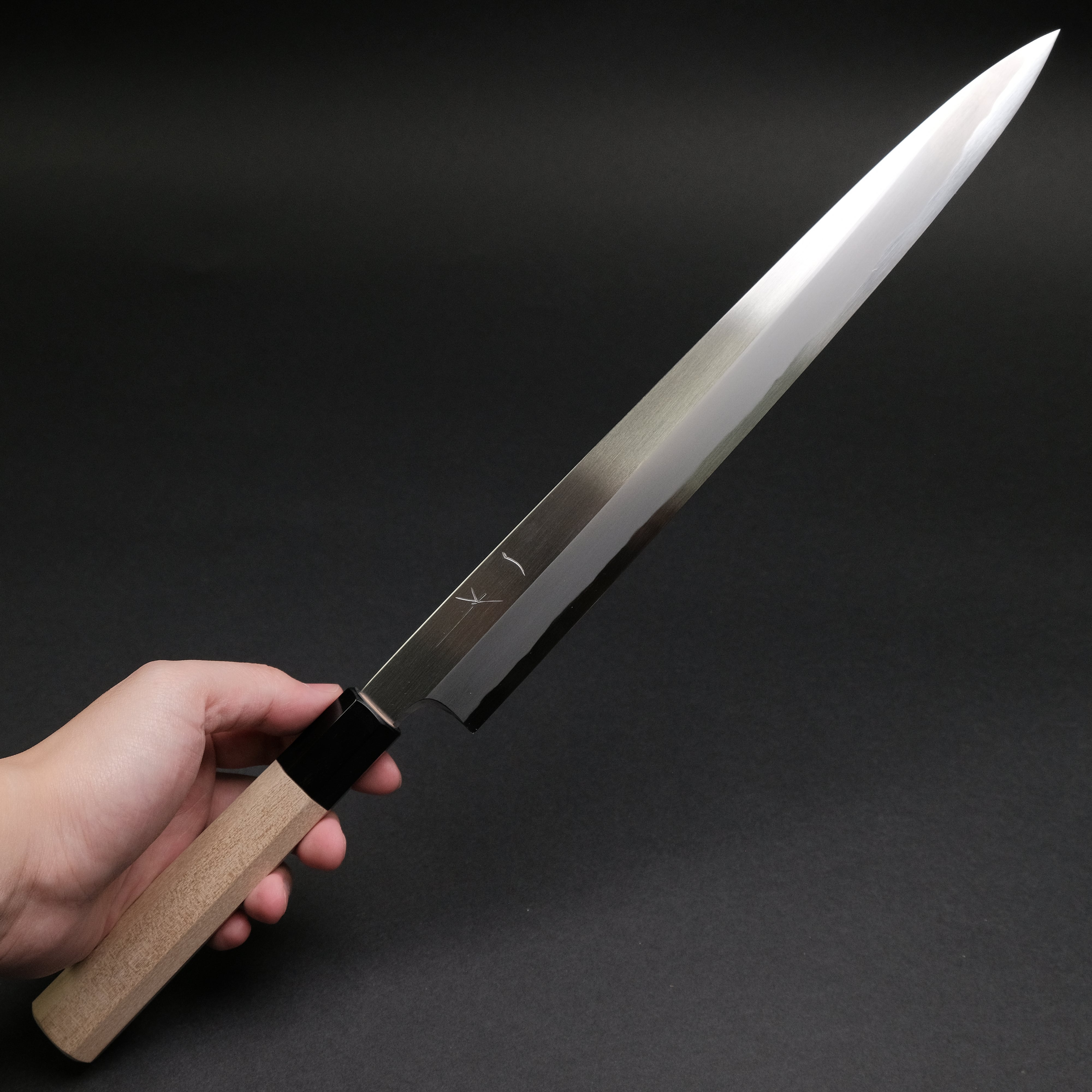 Hitohira Togashi White #1 Japanese Yanagiba Sushi Knife 300mm with Ho Wood Handle & Saya - Premium Sashimi & Sushi Preparation Tool for Professional Chefs & Home Cooks