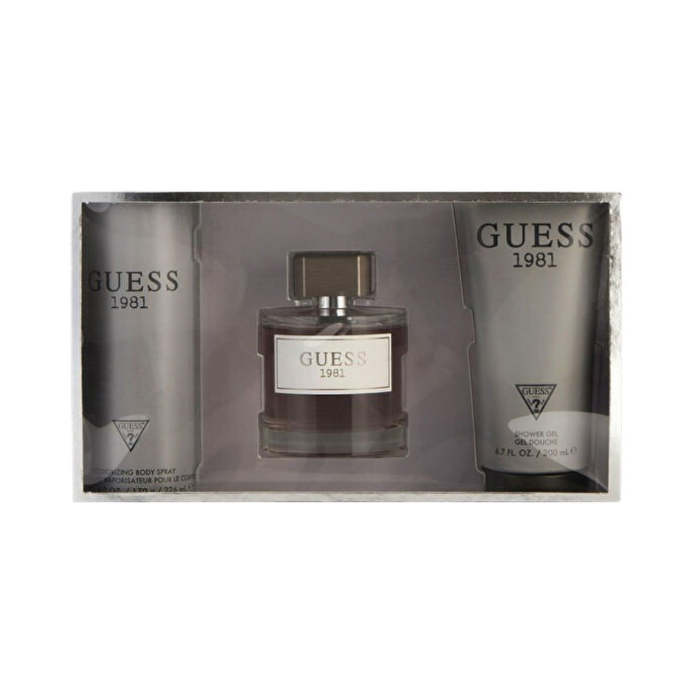 1981 Him 3 Piece Eau de Toilette Spray Set - 100ml Perfume for Men - Fresh & Masculine Cologne Gift Set for Daily Wear, Date Night & Special Occasions