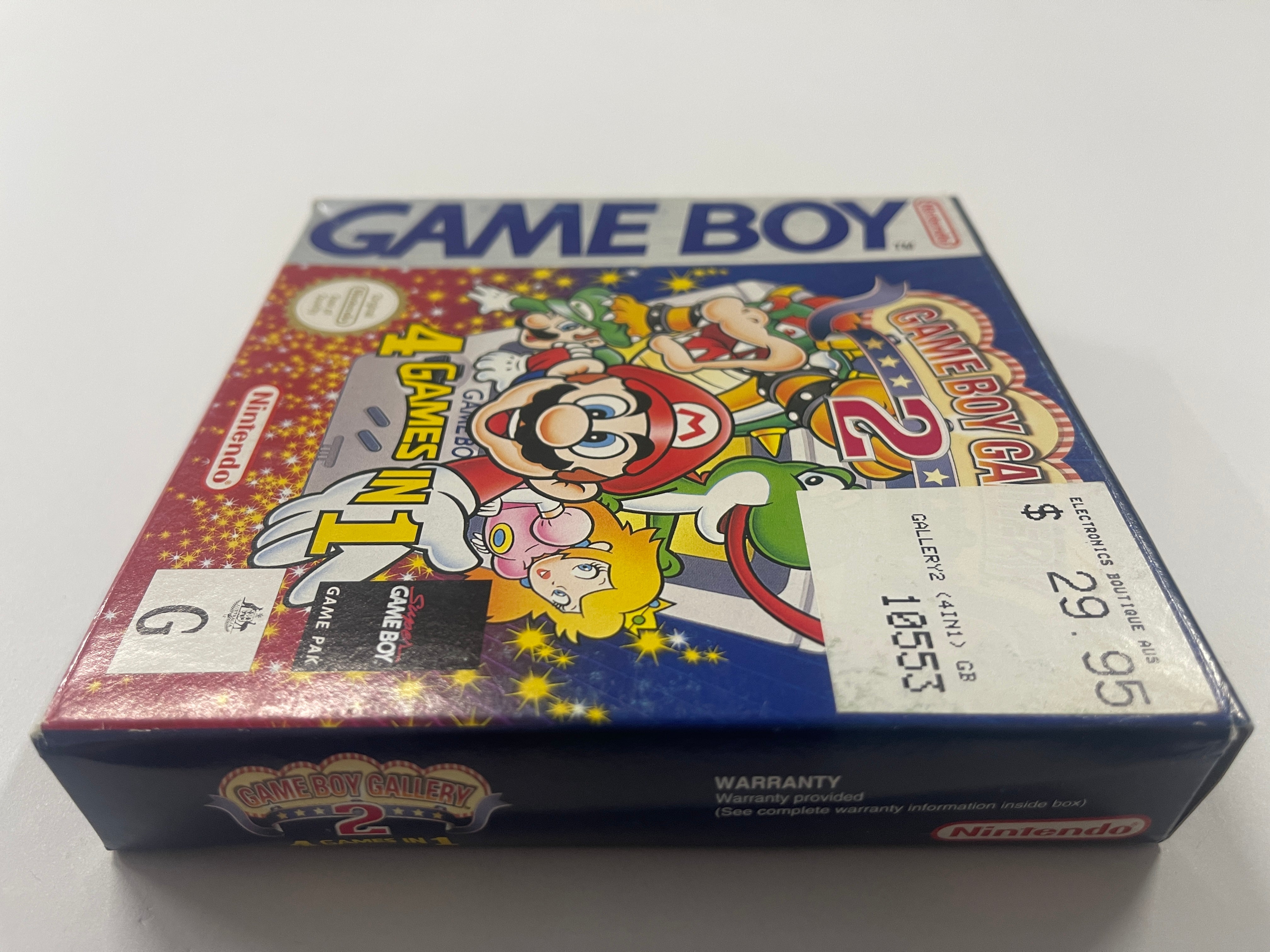 Original Gameboy Gallery 2 Complete In Box - Authentic Nintendo Game Boy Classic Cartridge with Manual & Box - Perfect for Retro Gaming Collectors & 90s Nostalgia Lovers