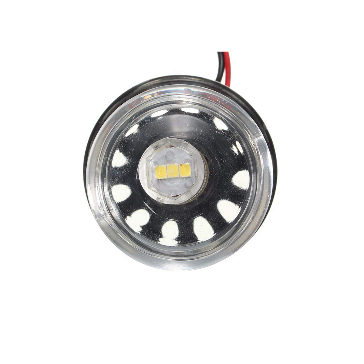12V LED Marine Navigation Anchor Light - 360 Degree All-Round White Waterproof Boat Yacht Lamp for Fishing & Sailing | Perfect for Night Cruising, Docking & Emergency Situations