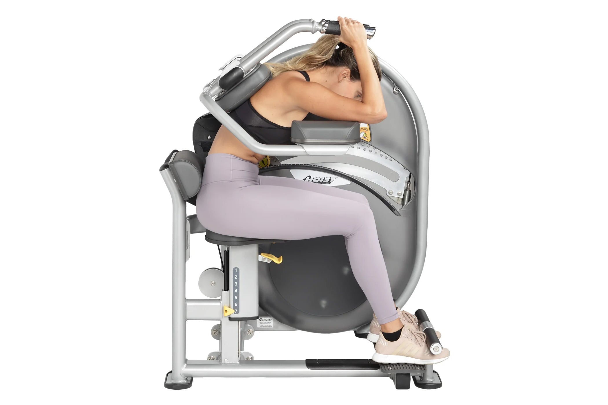 Hoist Club Line Abdominals Machine (CL 3601) - Professional Ab Workout Equipment for Home & Gym - Perfect for Core Strength Training and Fitness Enthusiasts