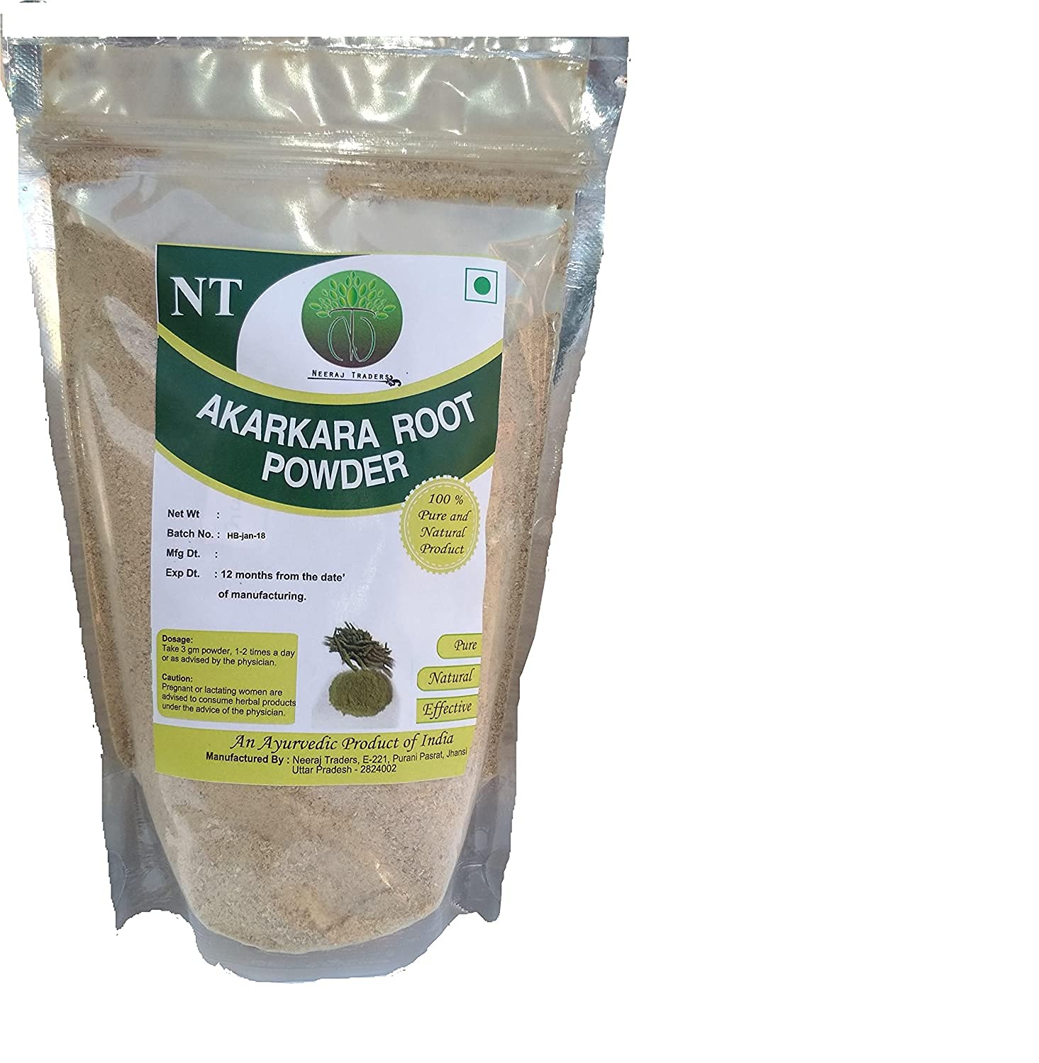 Metrol Akarkara Root Powder 100g | Pure & Natural Herbal Supplement for Energy & Vitality | Perfect for Tea, Smoothies & Ayurvedic Remedies