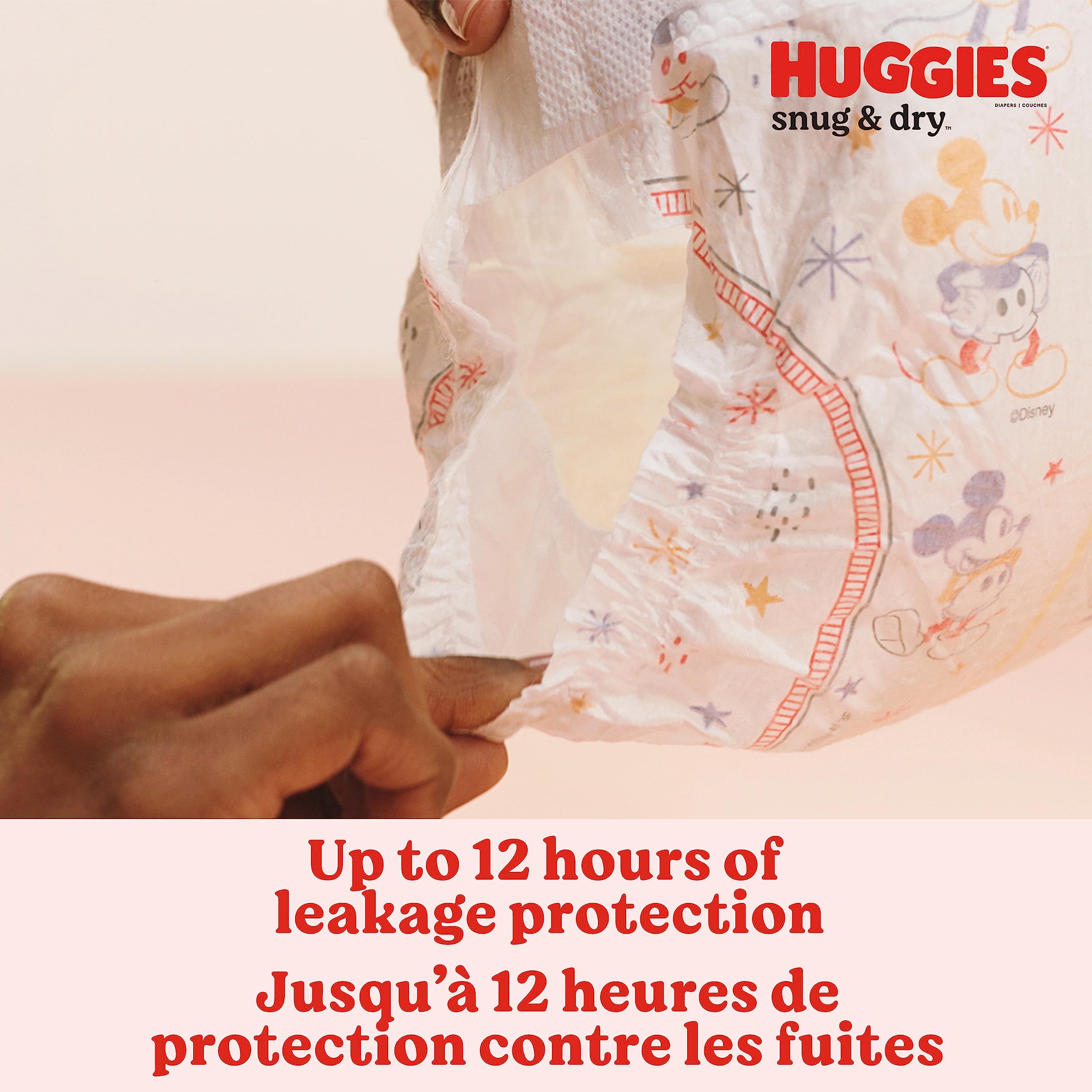 Huggies Snug & Dry Disposable Baby Diapers Size 3 (168 Count) & Size 2 (180 Count) - Ultra Absorbent, Leak Protection - One Month Supply - Perfect for Daycare, Overnight Use & Travel