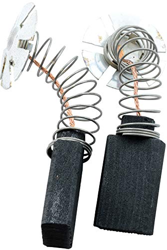 AEG WS900 Grinder Replacement Carbon Brushes CA-17-17195 (0.25x0.49x0.79 Inch) - Auto Stop Spring with Cable & Connector - Compatible with 4.931.222.556 - Perfect for Metalworking, Woodworking & DIY Power Tool Maintenance