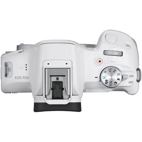 Canon EOS R50 Mirrorless Digital Camera Body Only (White) - Perfect for Travel, Vlogging & Photography Enthusiasts