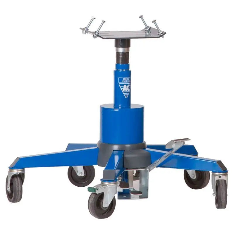 AC Hydraulic Telescopic Transmission Jack - Heavy Duty Car Lift for Auto Repair & Maintenance | Perfect for Mechanics, DIY Garage & Professional Workshops