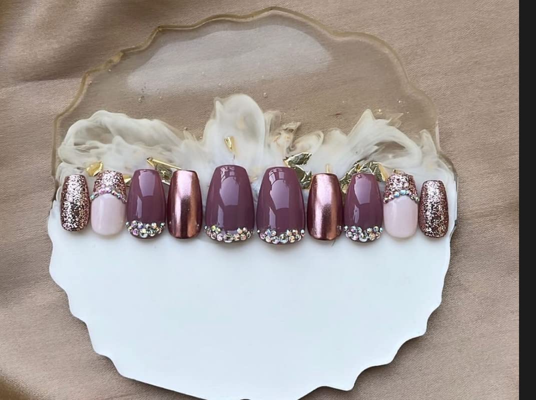 Arti Press On Nails Set - Trendy Artificial Nail Tips with Stunning Designs | Perfect for Parties, Weddings & Everyday Wear