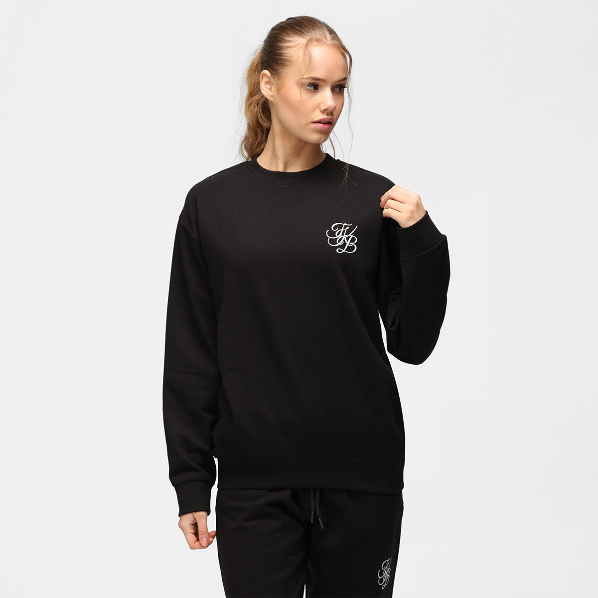TKB Black Unisex Sweatshirt - Comfortable Cotton Pullover Hoodie for Men & Women | Perfect for Casual Wear, Gym, and Outdoor Activities